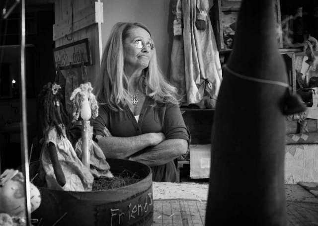 Self-taught artist Ann Smiddy plans on selling a vast range of affordable pieces from her home studio within the year. photo by Hope Cronin - 2011