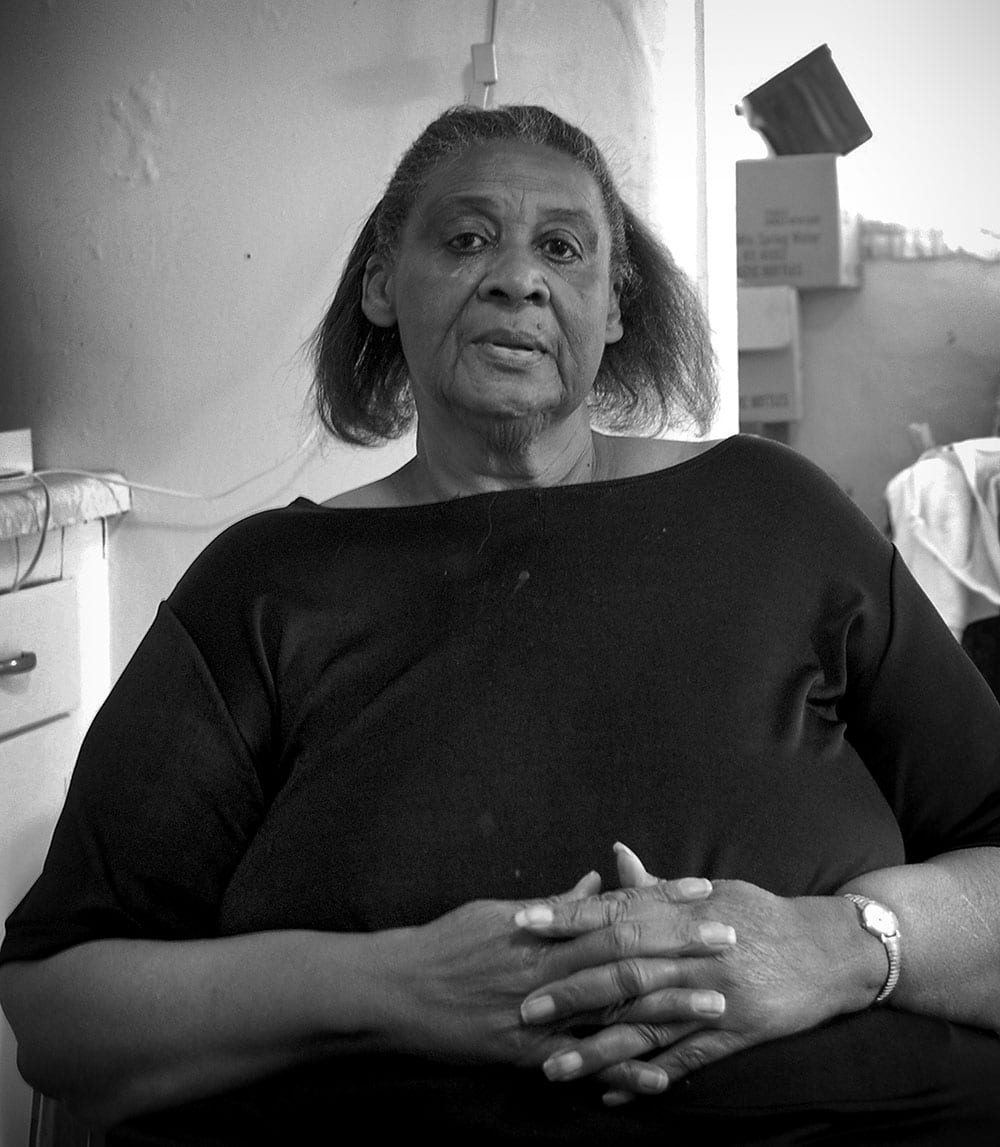 Laura Jernigan is one of the five African Americans still living in LaFollette. Jernigan has lived in the same house for more than 20 years. photo by Lauren Boyd - 2007